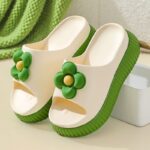 Home Korean style fashionable flower thick bottom sandals - Image 2
