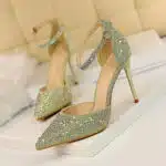 Korean version of sweet high heels stiletto high heels - Image 4