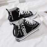 New high-top canvas shoes for women - Image 2