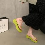 New high-heeled non-slip beach sandals