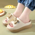 Home Korean style fashionable flower thick bottom sandals - Image 7