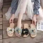 Women's sandals for summer outdoor wear at the seaside