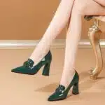 New box heel for women's fashion