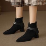 New box heel for women's fashion