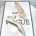 New box heel for ladies fashion