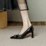 Luxurious box heel for women - Image 3