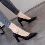 New style luxury women heel shoes