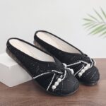 Summer Slippers for Women Old Beijing Cloth Shoes Ethnic Style