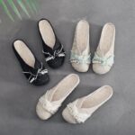 Summer Slippers for Women Old Beijing Cloth Shoes Ethnic Style - Image 2