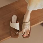 Outwear Handmade Straw Retro Vacation Style 2025 Summer One-toe Beach Half-swell Women's Homemade Woven Sandals